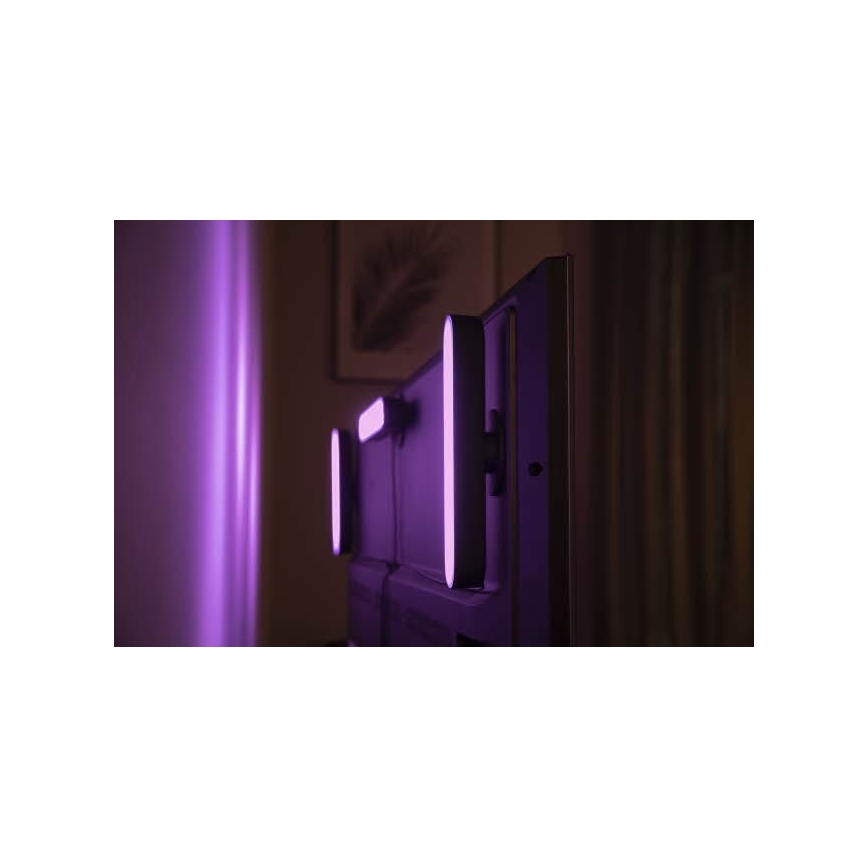 Philips 78202/30/E7 - ZESTAW 2x LED RGB Ściemnialna lampa stołowa HUE WHITE AND COLOR AMBIANCE LED/6W/230V