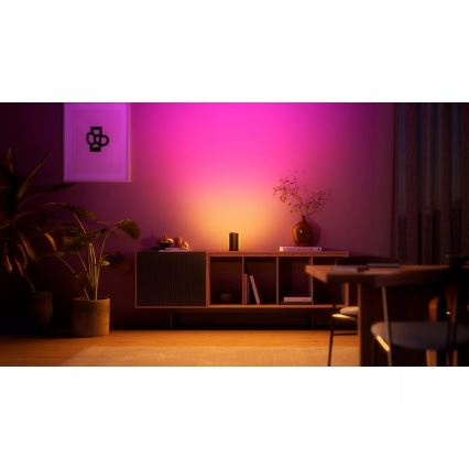 Philips - Zestaw 2x ściemnialnych reflektorów LED RGBW Hue PLAY Wall Washer, 20W, 230V, 2000–6500K, czarny