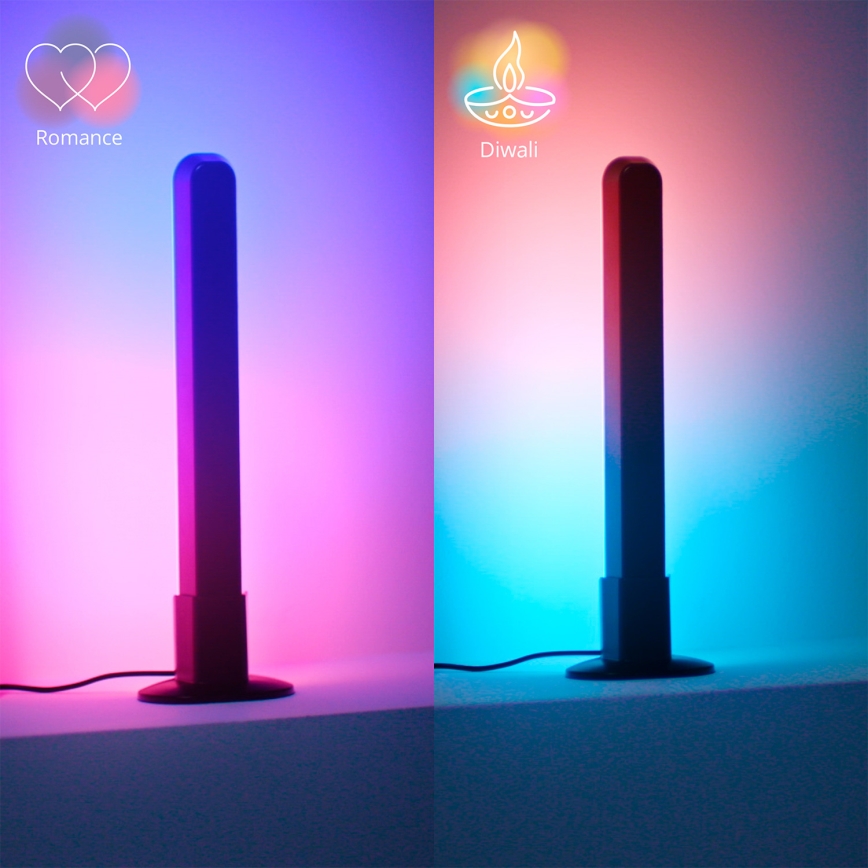 Philips - ZESTAW 2x ściemnialnych opraw LED RGBIC SMART GRADIENT LED/8W/230V 2700-6500K Wi-Fi