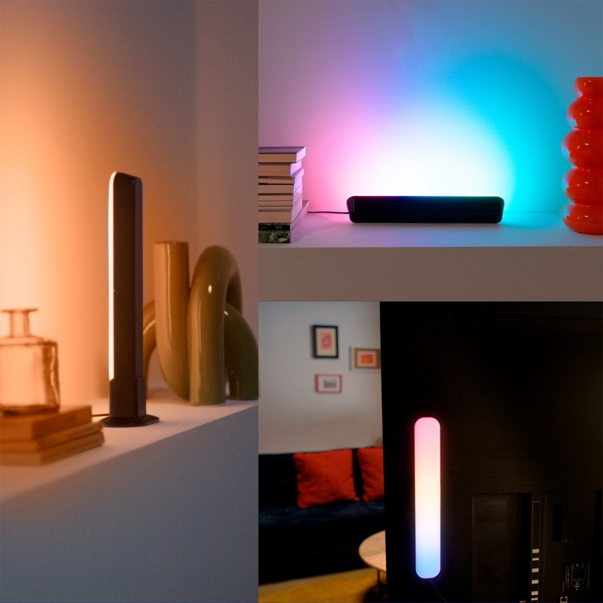 Philips - ZESTAW 2x ściemnialnych opraw LED RGBIC SMART GRADIENT LED/8W/230V 2700-6500K Wi-Fi