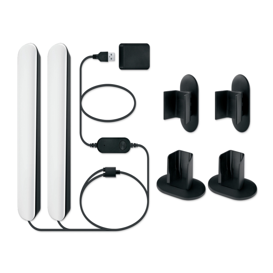 Philips - ZESTAW 2x ściemnialnych opraw LED RGBIC SMART GRADIENT LED/8W/230V 2700-6500K Wi-Fi