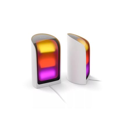 Philips - ZESTAW 2x LED RGBW ściemnialne oprawy projekcyjne Hue PLAY LED/20W/230V 2000–6500K białe