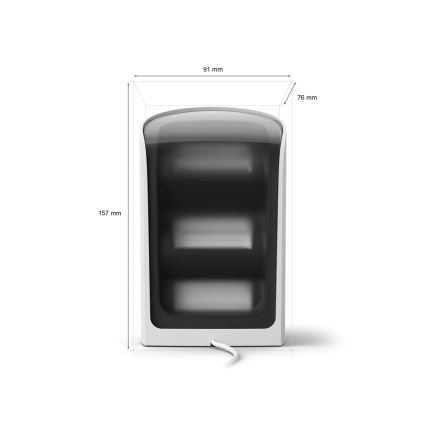 Philips - ZESTAW 2x LED RGBW ściemnialne oprawy projekcyjne Hue PLAY Wall Washer LED/20W/230V 2000–6500K białe
