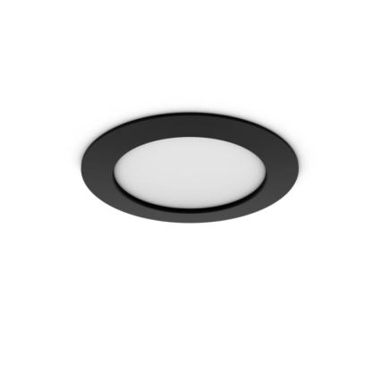 Philips - ZESTAW 2x wpuszczanych, ściemnialnych opraw łazienkowych LED RGBW Hue SLIM LED/12W/230V 2000-6500K czarne IP44