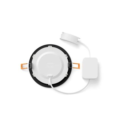 Philips - ZESTAW 2x wpuszczanych, ściemnialnych opraw łazienkowych LED RGBW Hue SLIM LED/12W/230V 2000-6500K czarne IP44