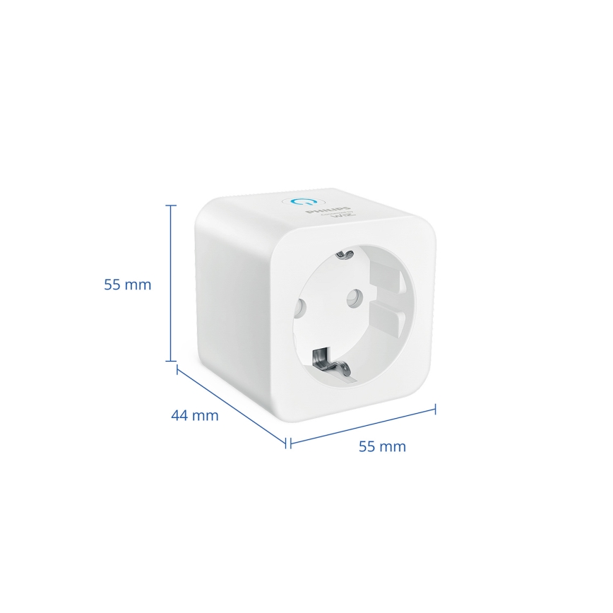 Philips - ZESTAW 3x inteligentnych gniazdek Schuko 2300 W z Wi-Fi
