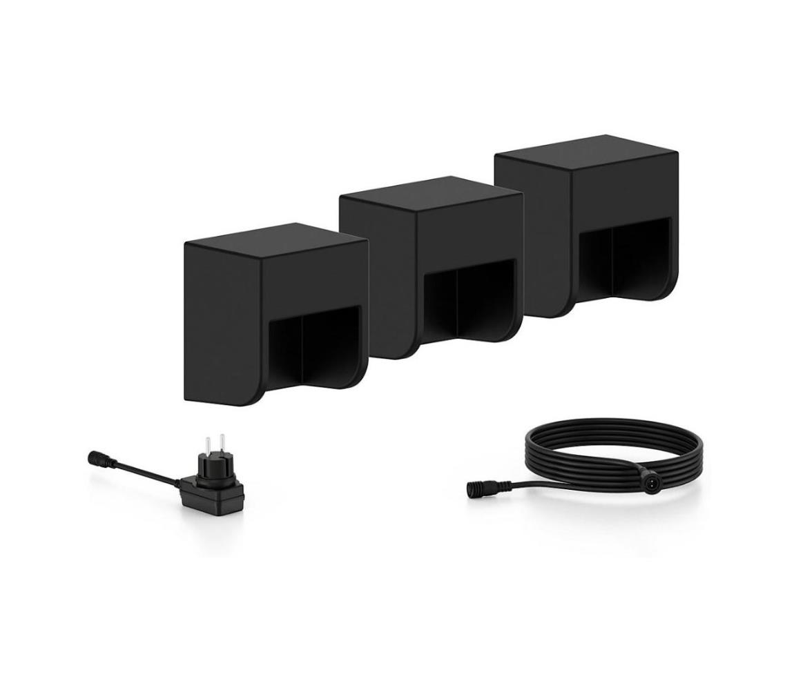 Philips - ZESTAW 3x LED Kinkiet zewnętrzny GRITS LED/1,5W/24/230V IP44