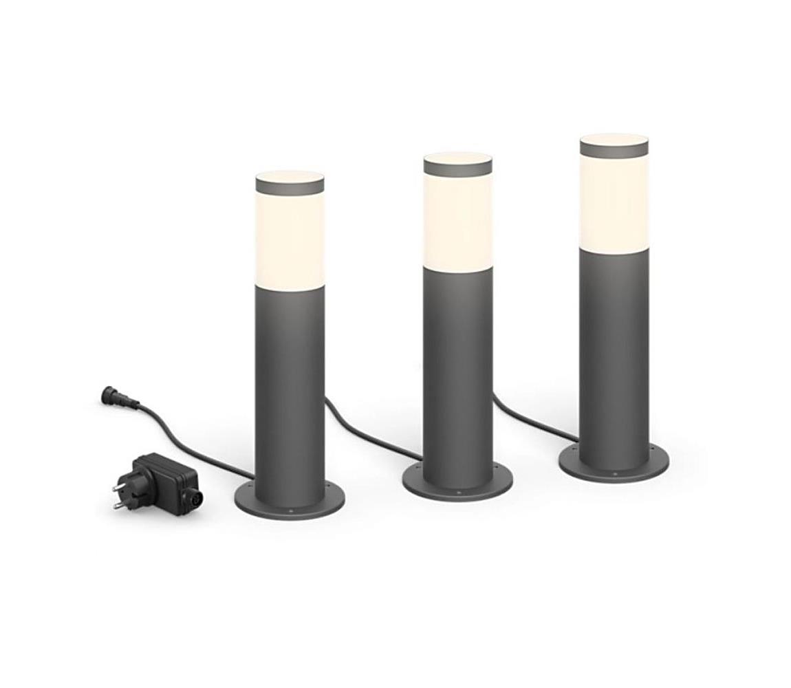 Philips - ZESTAW 3x LED Lampa zewnętrzna UTRECHT GARDENLINK LED/24W/230V 2700K IP44