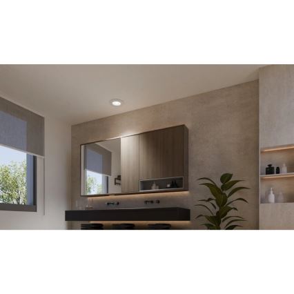 Philips - ZESTAW 3x LED RGBW Ściemnialna łazienkowa oprawa wpuszczana Hue SLIM LED/8,3W/230V IP44 2000-6500K