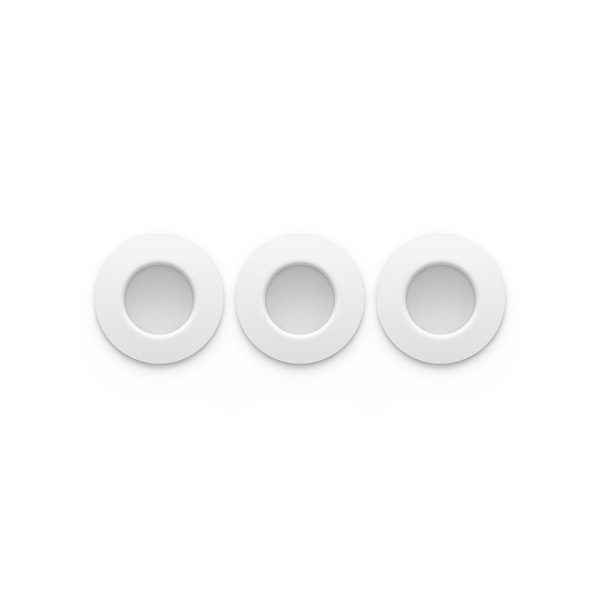 Philips - ZESTAW 3x LED RGBW Ściemnialna łazienkowa oprawa wpuszczana Hue SLIM LED/8,3W/230V IP44 2000-6500K