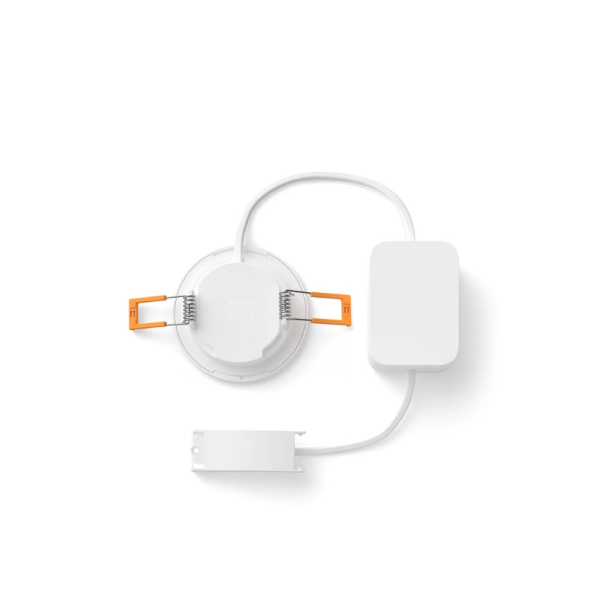 Philips - ZESTAW 3x LED RGBW Ściemnialna łazienkowa oprawa wpuszczana Hue SLIM LED/8,3W/230V IP44 2000-6500K
