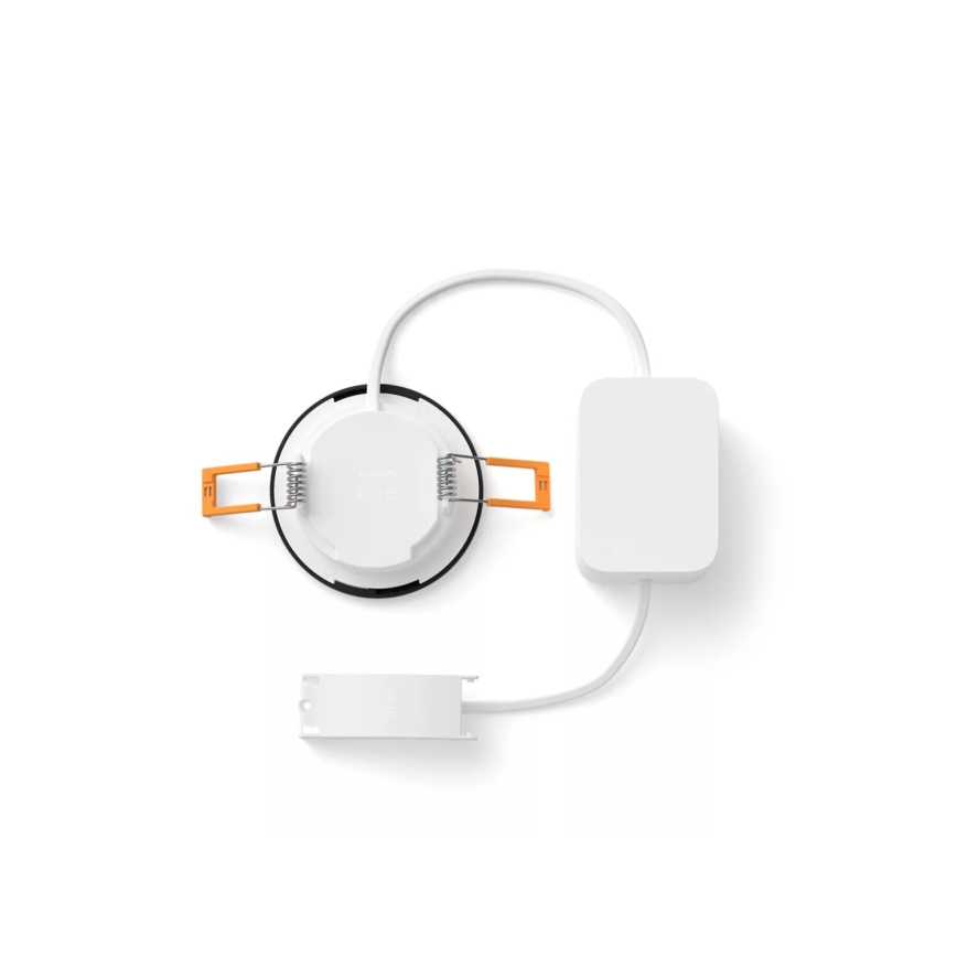 Philips - ZESTAW 3x LED RGBW Ściemnialna łazienkowa oprawa wpuszczana Hue SLIM LED/8,3W/230V IP44 2000-6500K