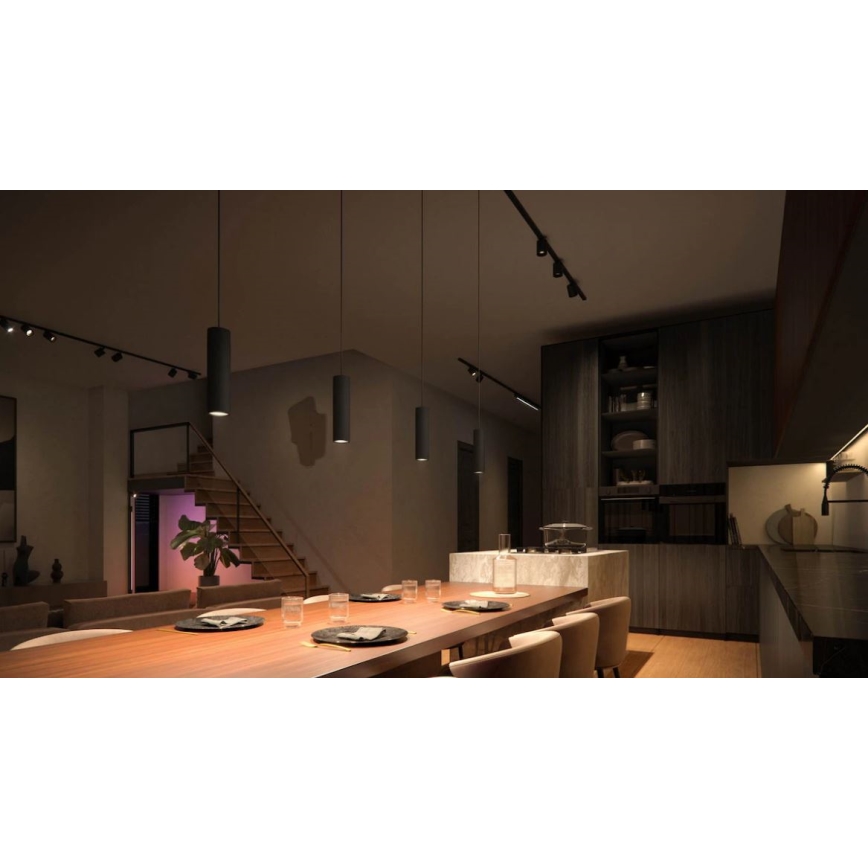 Philips - ZESTAW 3x LED RGBW Ściemnialny żyrandol na lince do systemu szynowego Hue PERIFO LED/15,6W/230V 2000-6500K