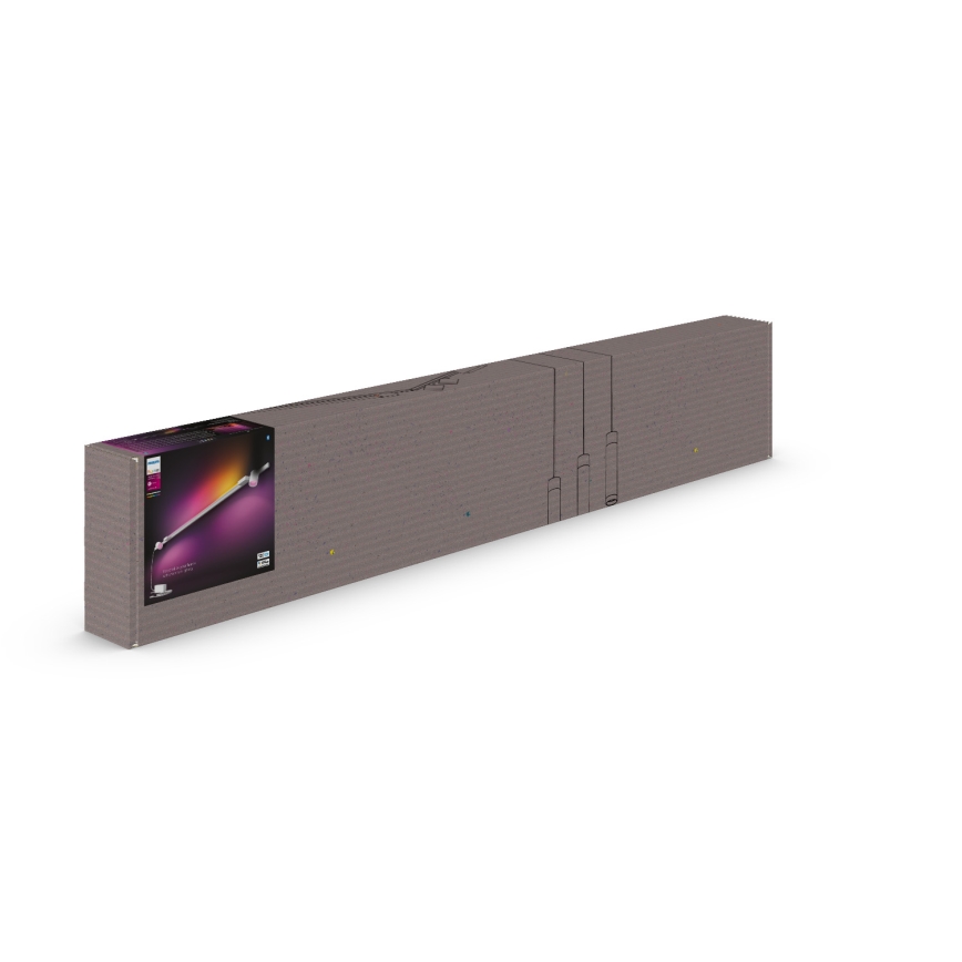Philips - ZESTAW 3x LED RGB Ściemnialne kinkiety do systemu szynowego Hue PERIFO LED/39,9W/230V 2000-6500K