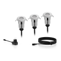 Philips - ZESTAW 3x LED Zewnętrzna oprawa wpuszczana SPORE LED/1W/24/230V IP67