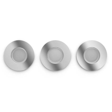 Philips - ZESTAW 3x LED Ściemnialne wpuszczane oświetlenie łazienkowe Hue ADORE BATHROOM 1xGU10/4,2W/230V 2200-6500K IP44