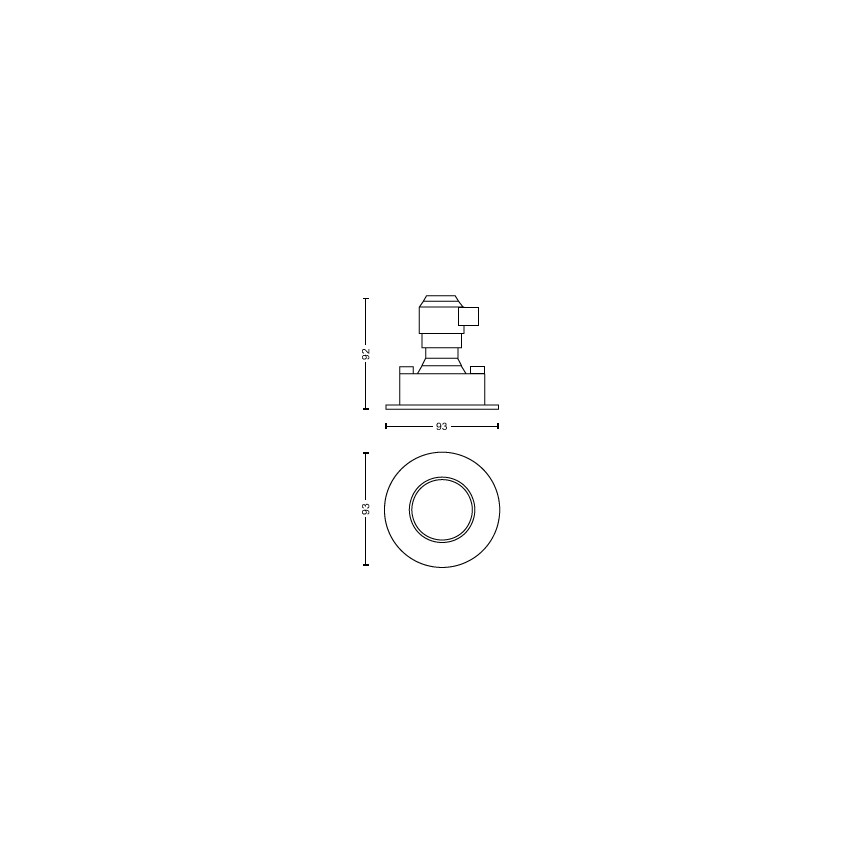 Philips - ZESTAW 3x LED Ściemnialne wpuszczane oświetlenie łazienkowe Hue ADORE BATHROOM 1xGU10/4,2W/230V 2200-6500K IP44
