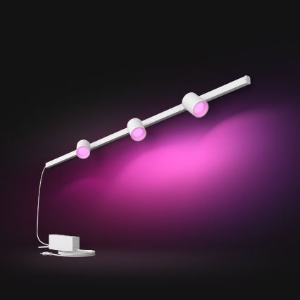 Philips - ZESTAW 3x LED RGB Ściemnialne oświetlenie do systemu szynowego Hue PERIFO LED RGB/15,6W/230V 2000-6500K