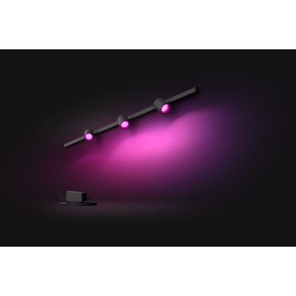 Philips - ZESTAW 3x LED RGB Ścienialne oświetlenie do systemu szynowego Hue PERIFO LED RGB/15,6W/230V 2000-6500K