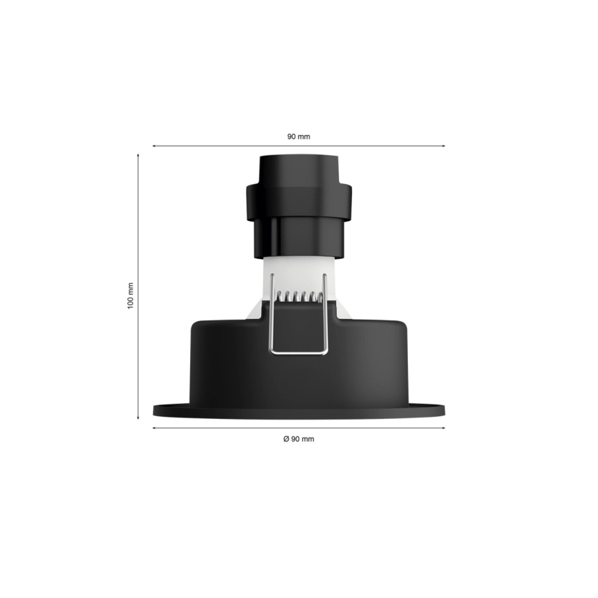 Philips - ZESTAW 3xLED RGBW Ściemnialna oprawa wpuszczana Hue CENTURA 1xGU10/4,2W/230V 2000-6500K