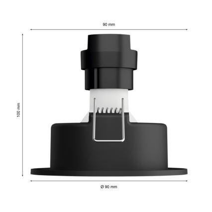 Philips - ZESTAW 3x LED Ściemnialna oprawa wpuszczana Hue MILLISKIN 1xGU10/4,2W/230 2200-6500K
