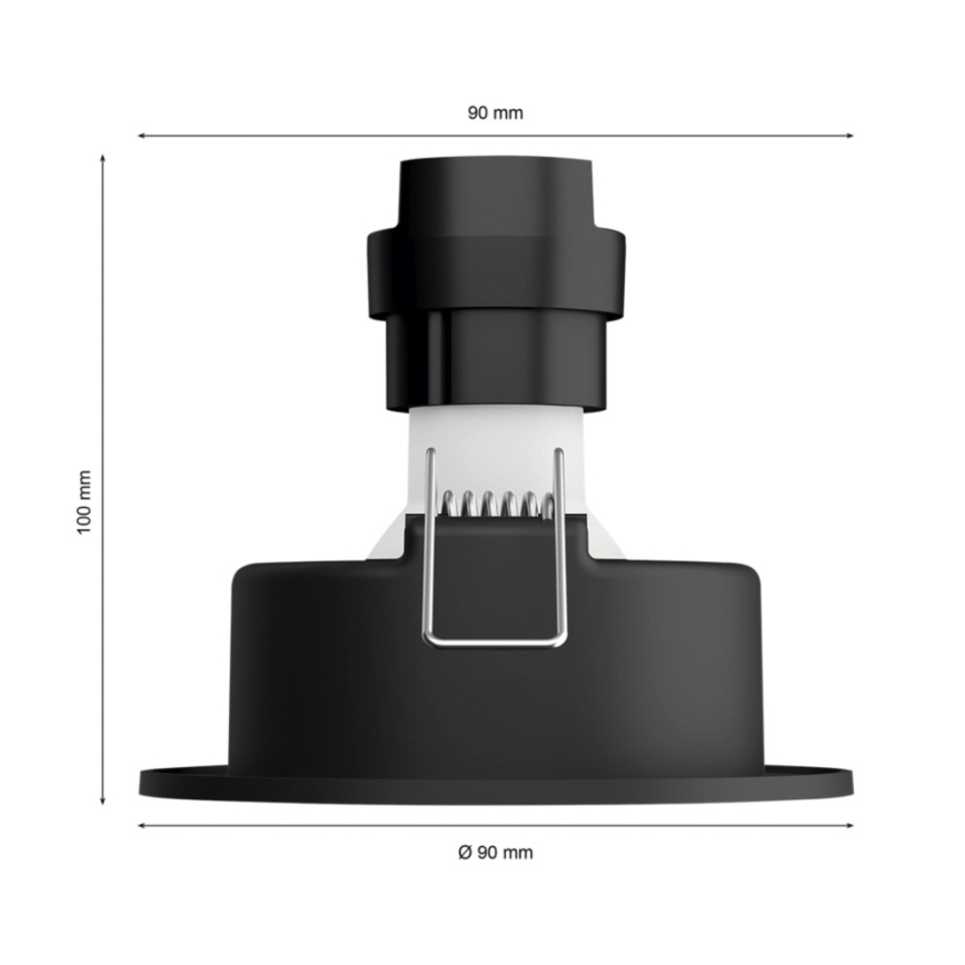 Philips - ZESTAW 3x LED Ściemnialna oprawa wpuszczana Hue MILLISKIN 1xGU10/4,2W/230 2200-6500K