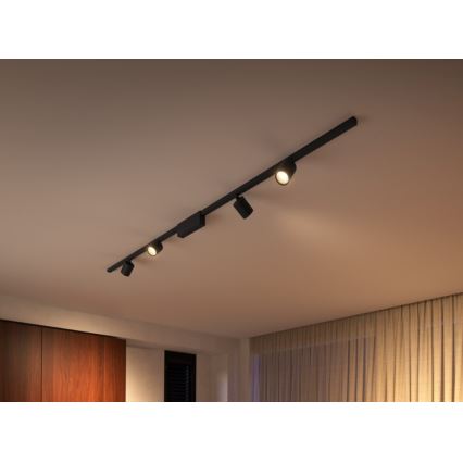 Philips  - ZESTAW 4xLED RGB Punktowe oświetlenie ściemnialne do systemu szynowego Hue PERIFO LED/20,8W/230V 2000-6500K