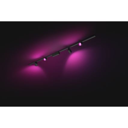 Philips  - ZESTAW 4xLED RGB Punktowe oświetlenie ściemnialne do systemu szynowego Hue PERIFO LED/20,8W/230V 2000-6500K