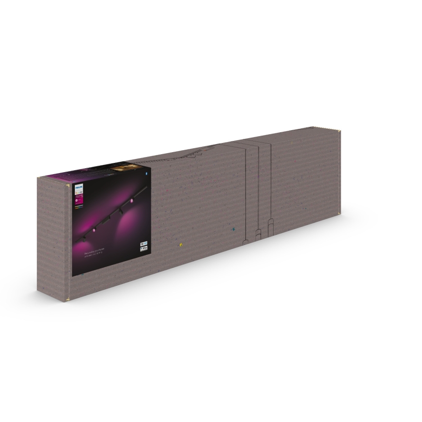 Philips  - ZESTAW 4xLED RGB Punktowe oświetlenie ściemnialne do systemu szynowego Hue PERIFO LED/20,8W/230V 2000-6500K