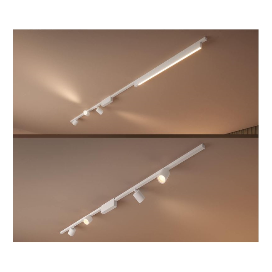Philips  - ZESTAW 4xLED RGB Ściemnialne oświetlenie punktowe do systemu szynowego Hue PERIFO LED RGB/20,8W/230V 2000-6500K