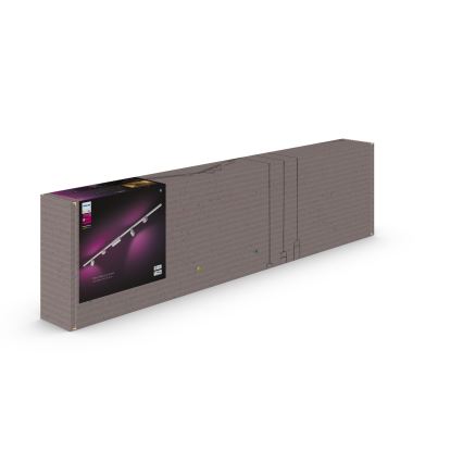 Philips  - ZESTAW 4xLED RGB Ściemnialne oświetlenie punktowe do systemu szynowego Hue PERIFO LED RGB/20,8W/230V 2000-6500K