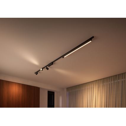 Philips - ZESTAW 4x LED RGB Ściemnialne oświetlenie do systemu szynowego Hue PERIFO LED RGB/44,6W/230V 2000-6500K