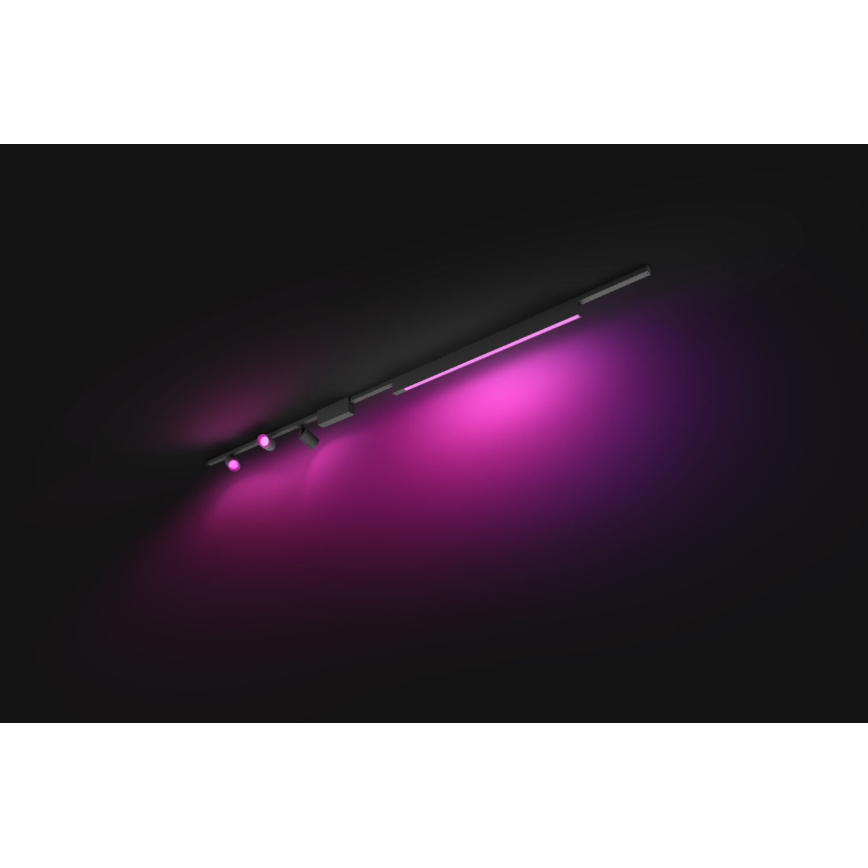Philips - ZESTAW 4x LED RGB Ściemnialne oświetlenie do systemu szynowego Hue PERIFO LED RGB/44,6W/230V 2000-6500K