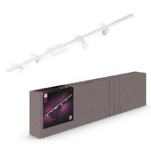 Philips  - ZESTAW 4xLED RGB Ściemnialne oświetlenie punktowe do systemu szynowego Hue PERIFO LED RGB/20,8W/230V 2000-6500K