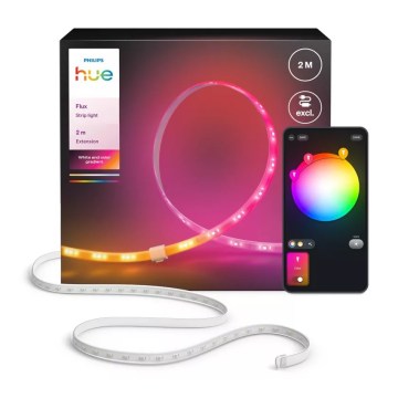 Philips - Zestaw rozszerzający do ściemnialnego paska LED RGBW Hue FLUX 2m LED/19,5W/24V 2200-6500K
