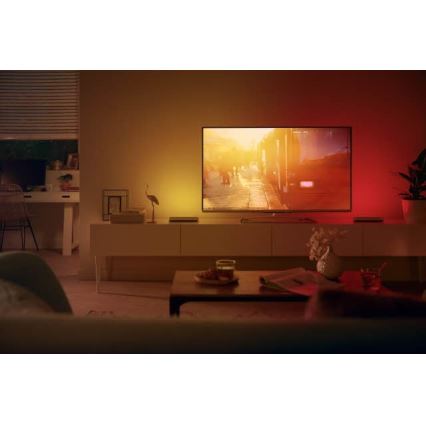 Philips 78203/31/E7 - LED RGB Śiemnialna lampa stołowa HUE WHITE AND COLOR AMBIANCE LED/6W/230V