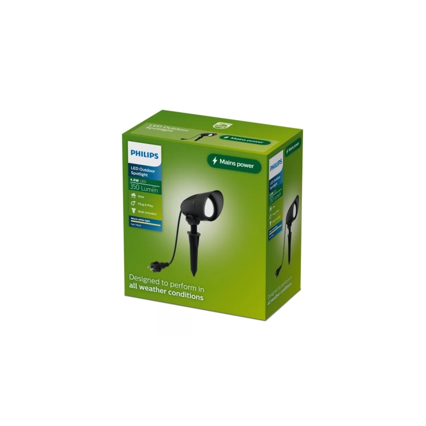 Philips - Zewnętrzna oprawa punktowa LED CYLR LED/4,6W/230V 2700K IP44