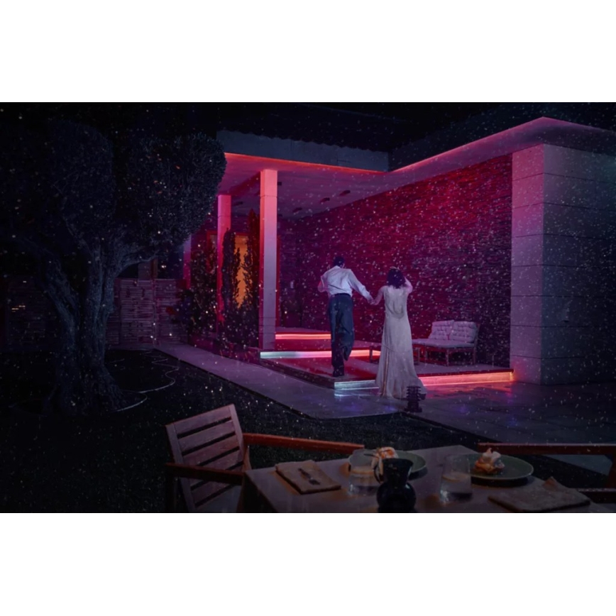 Philips - ściemnialny zewnętrzny pasek LED RGBW Hue FLUX 5m LED/30W/230V 2200-6500K IP67 + czujnik ruchu