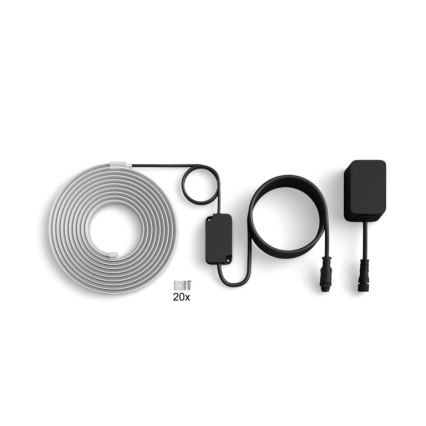 Philips - ściemnialny zewnętrzny pasek LED RGBW Hue FLUX 5m LED/30W/230V 2200-6500K IP67 + czujnik ruchu
