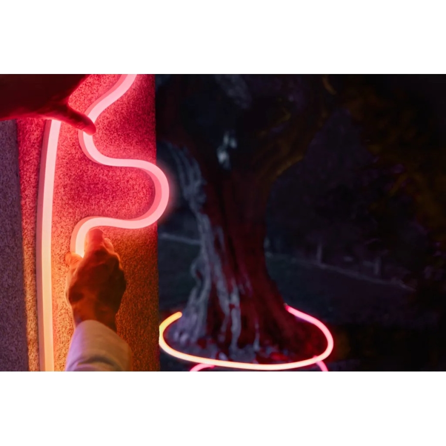 Philips - ściemnialna zewnętrzna taśma LED RGBW Hue NEON 5m LED/30W/230V 2200-6500K IP67