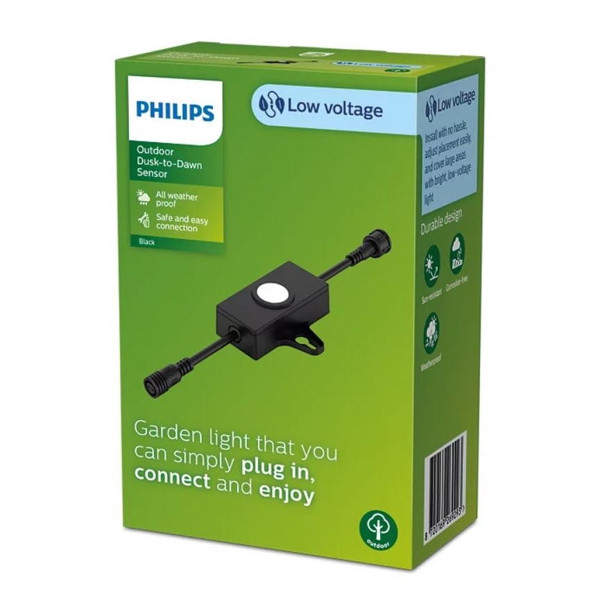 Philips - Zewnętrzny czujnik zmierzchu z timerem GARDENLINK 24V IP67