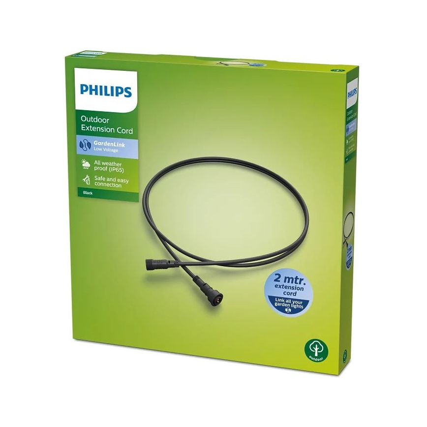 Philips - Zewnętrzny przedłużacz 2m IP65