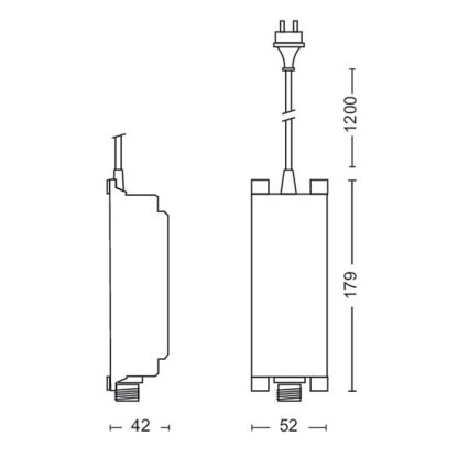 Philips - Źródło zasilania 48W/12/230V IP67