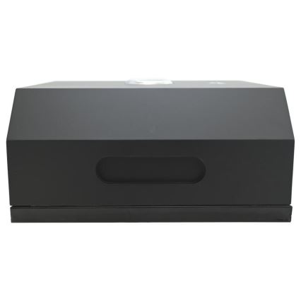 Piec do pizzy z termometrem 40x34,5x16 cm czarny