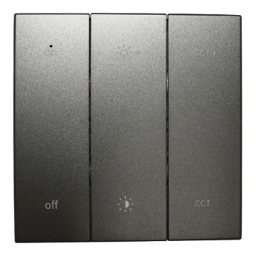 Pilot naścienny SHAPE 2xAAA czarny