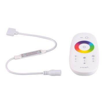 Pilot zdalnego sterowania do RGBW LED taśmy 12-24V 2,4GHz 2xAAA + sterownik
