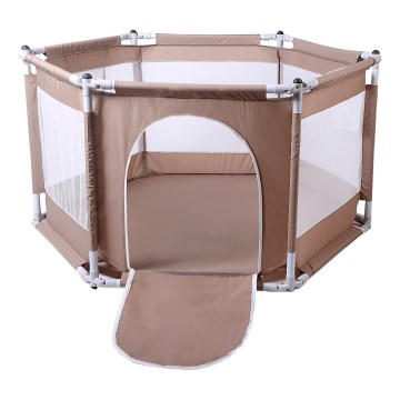 Plac zabaw 120 cm brązowy