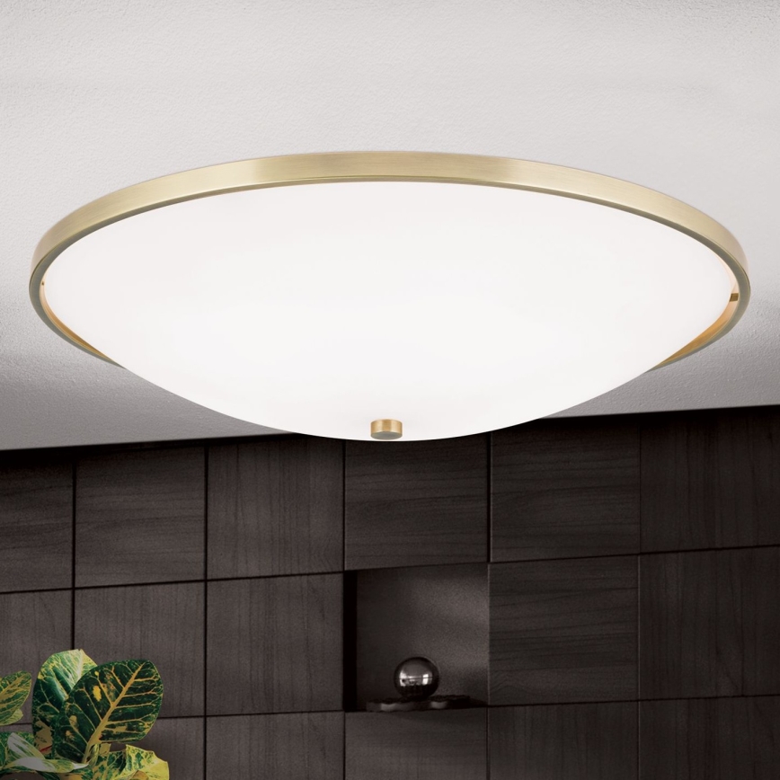 Plafon AIDA 5xE27/60W/230V śr. 56,5 cm mosiądz