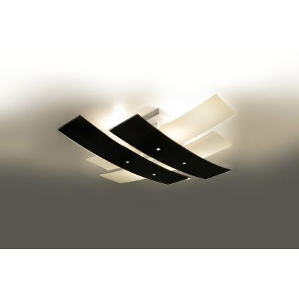 Sollux SL.0199 - Plafon ANDREA 50 4xG9/40W/230V biały/czarny