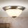 Plafon AUSTRIAN OLD LAMP 2xE27/60W/230V śr. 27 cm brąz/beżowy